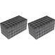 Berlin 9 X 4.5 inch Black Marble Box, Set of 2