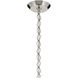 Nella 1 Light Polished Nickel Pendant Ceiling Light
