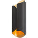 Opus LED 3.5 inch Bronze and Gold Leaf ADA Wall Sconce Wall Light
