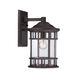 Vista II 1 Light 12 inch Architectural Bronze Exterior Wall Mount