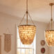 Catalan 4 Light 16 inch Warm Brass Pendant Ceiling Light