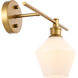 Rochester 1 Light 14.7 inch Brass Wall sconce Wall Light, Right