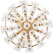 Azalea 3 Light 16.5 inch Distressed Brass Pendant Ceiling Light