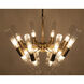 Moira 16 Light 16 inch Aged Brass Chandelier Ceiling Light