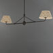 Dunbridge 2 Light 62 inch Antique Bronze Linear Pendant Ceiling Light