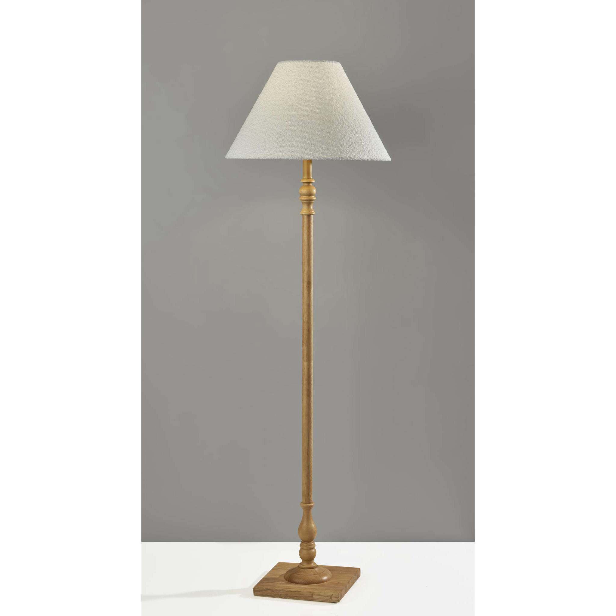 Rigby 59.5 inch 150.00 watt Natural Wood Floor Lamp Portable Light