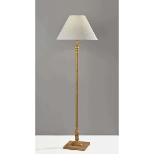 Rigby 59.5 inch 150.00 watt Natural Wood Floor Lamp Portable Light