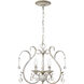 Blanca 3 Light 17 inch Antique White Pendant Ceiling Light