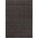 Ganges 130 X 94 inch Black Rug in 8 x 11