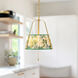 Alora Mood Scout 2 Light 13.25 inch Brushed Gold and Green Linen Pendant Ceiling Light