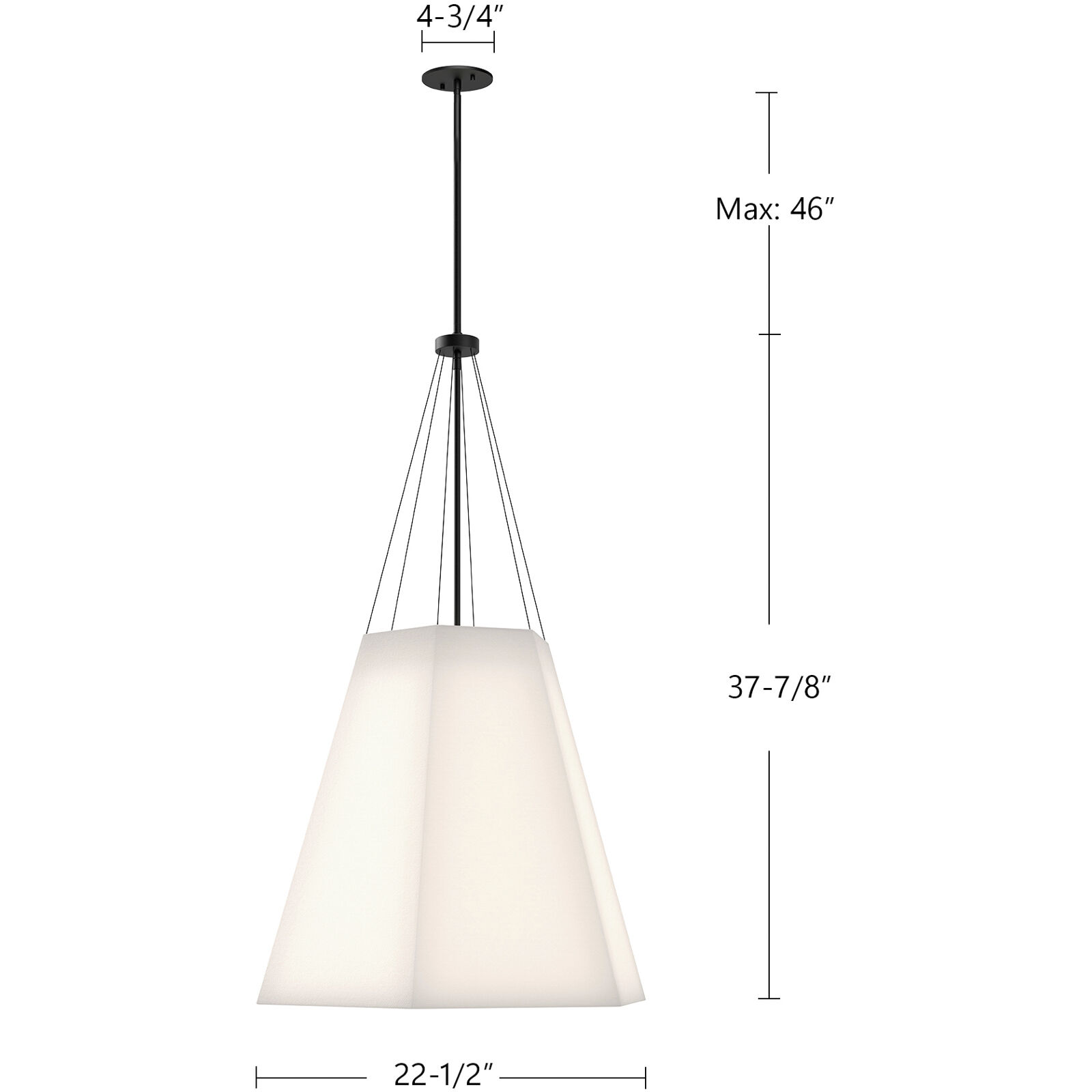 Alora Mood Manila Pendant Ceiling Light in Aged Gold and White Linen