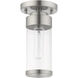 Hillcrest 1 Light 5 inch Brushed Nickel Semi-Flush Mount Ceiling Light