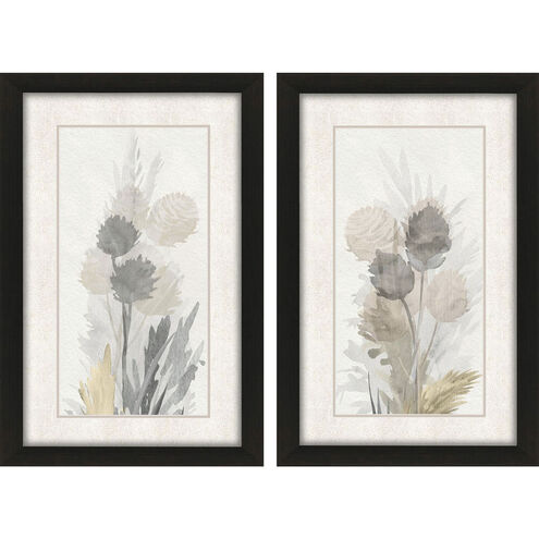 Cattail Road Gray and Neutral and Multi and Pink Framed Art