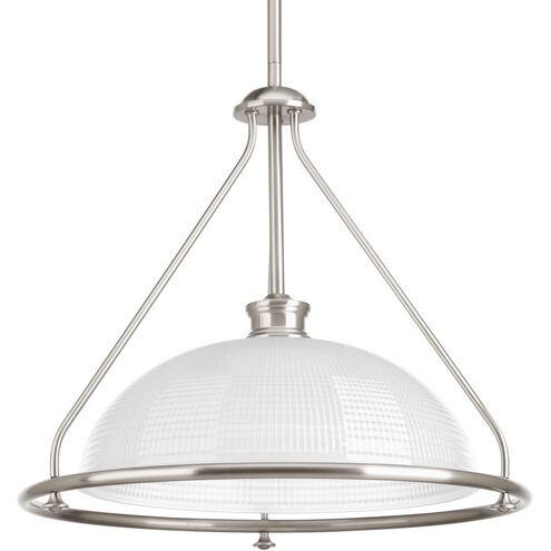 Lucky 1 Light 16 inch Brushed Nickel Pendant Ceiling Light