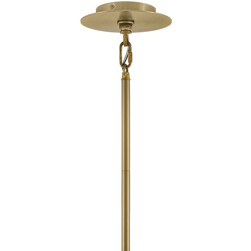 Selene LED 60 inch Lacquered Brass Chandelier Ceiling Light in Swirled, Multi Tier
