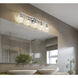 Andree 5 Light 40 inch Chrome Bathroom Vanity Wall Light