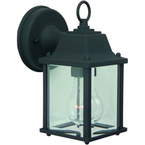 Coach Lights 1 Light 9 inch Textured Black Outdoor Wall Mount in Textured Matte Black, Incandescent, Small