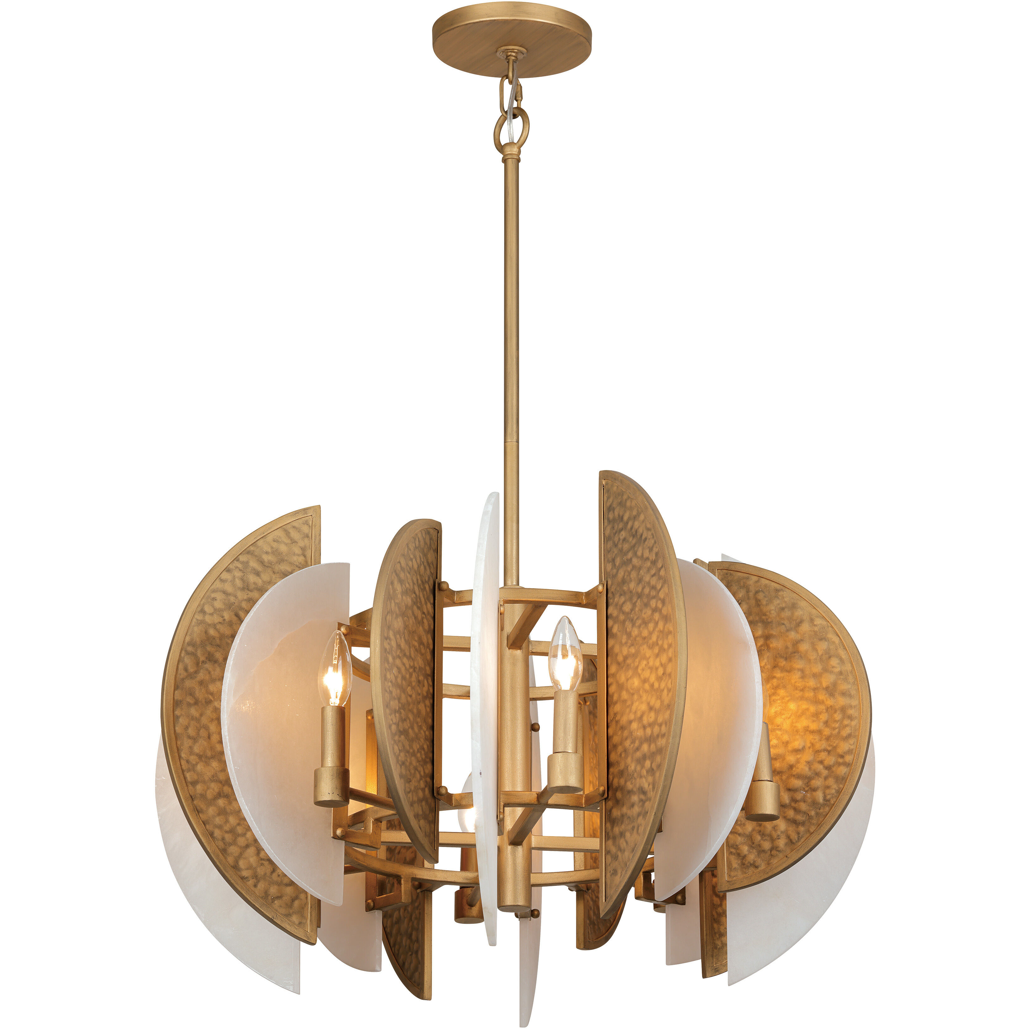 Saint Martin 8 Light 28 inch Ashen Gold Chandelier Ceiling Light