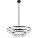 Ella 6 Light 28 inch Black Pendant Ceiling Light