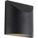 Lenox LED 7.75 inch Black Exterior Wall Sconce