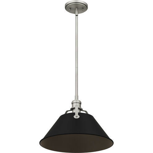 Jessup 1 Light 14 inch Antique Nickel Mini Pendant Ceiling Light, Small