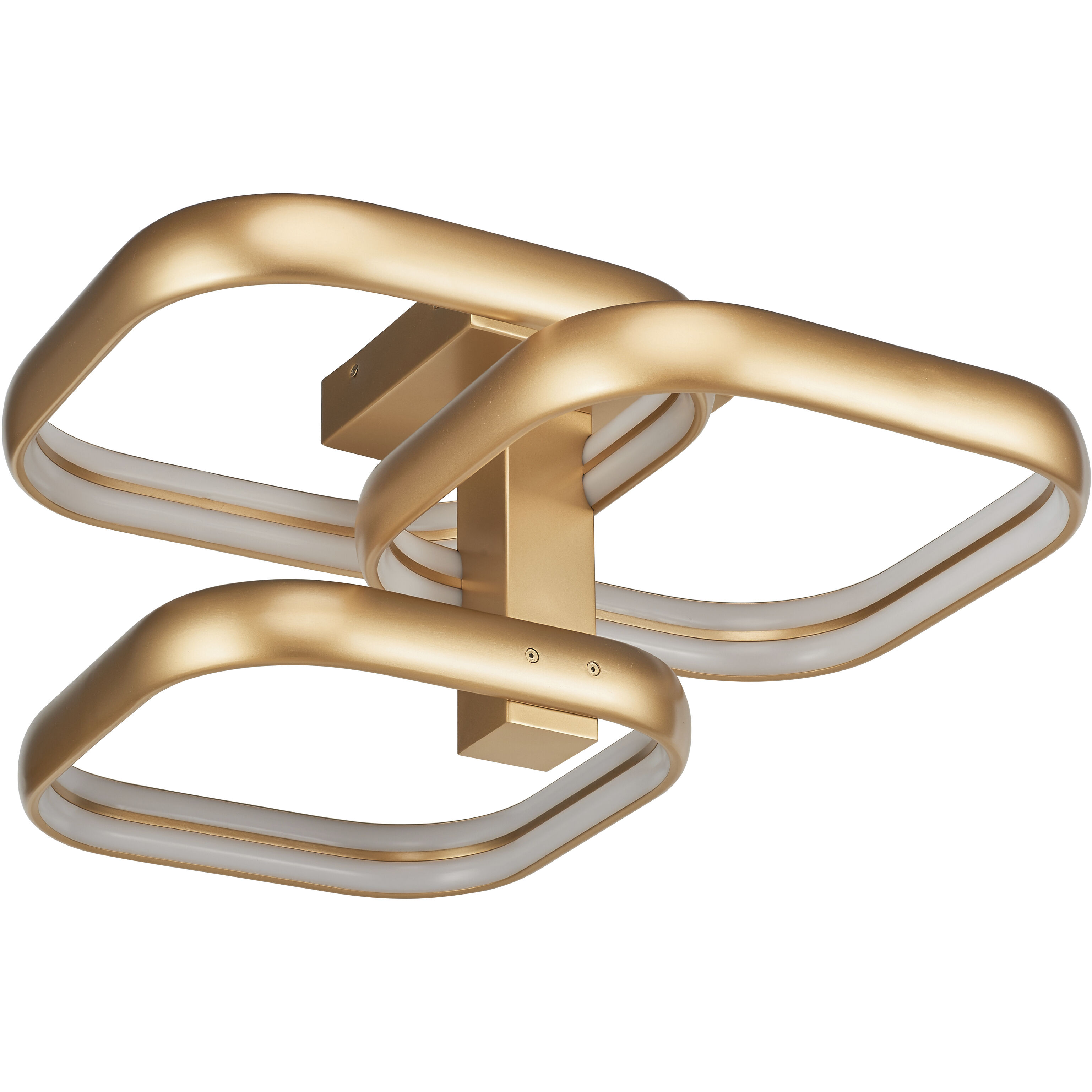 Rave LED 21 inch Gold Flush Mount Ceiling Light