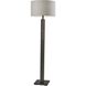 Kona 62 inch 150.00 watt MDF with Black Washed Wood Veneer & Black Metal Floor Lamp Portable Light