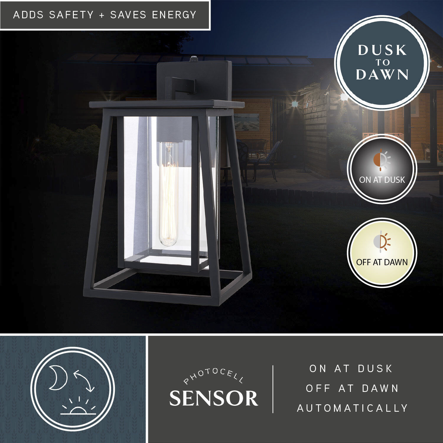 Blackwell LED 14 inch Matte Black Outdoor Wall