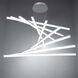 Stack LED 48 inch Brushed Aluminum Pendant Ceiling Light, dweLED
