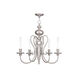 Caldwell 5 Light 25 inch Brushed Nickel Chandelier Ceiling Light