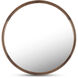 Alcott 36 X 36 inch Brown Mirror, Small Round