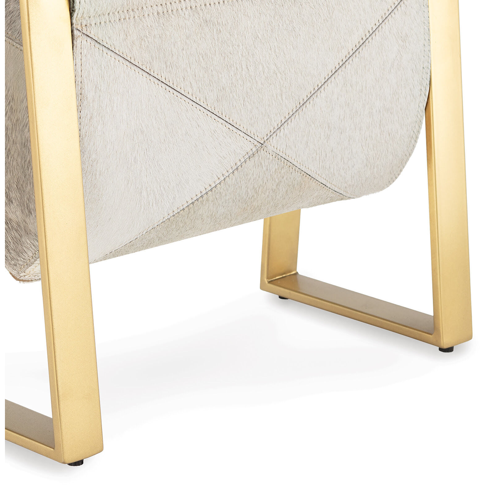 Andres 18 X 14 inch Basket in Brass, Magazine Rack