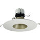 Pearl Champagne Haze/Matte Powder White Recessed Reflector, Retrofit