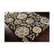 Athena 168 X 120 inch Black and Green Area Rug, Wool