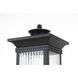 Collins 1 Light 18.5 inch Black Outdoor Post Light