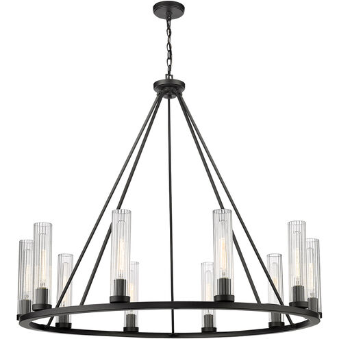 Beau 10 Light 46 inch Bronze Chandelier Ceiling Light