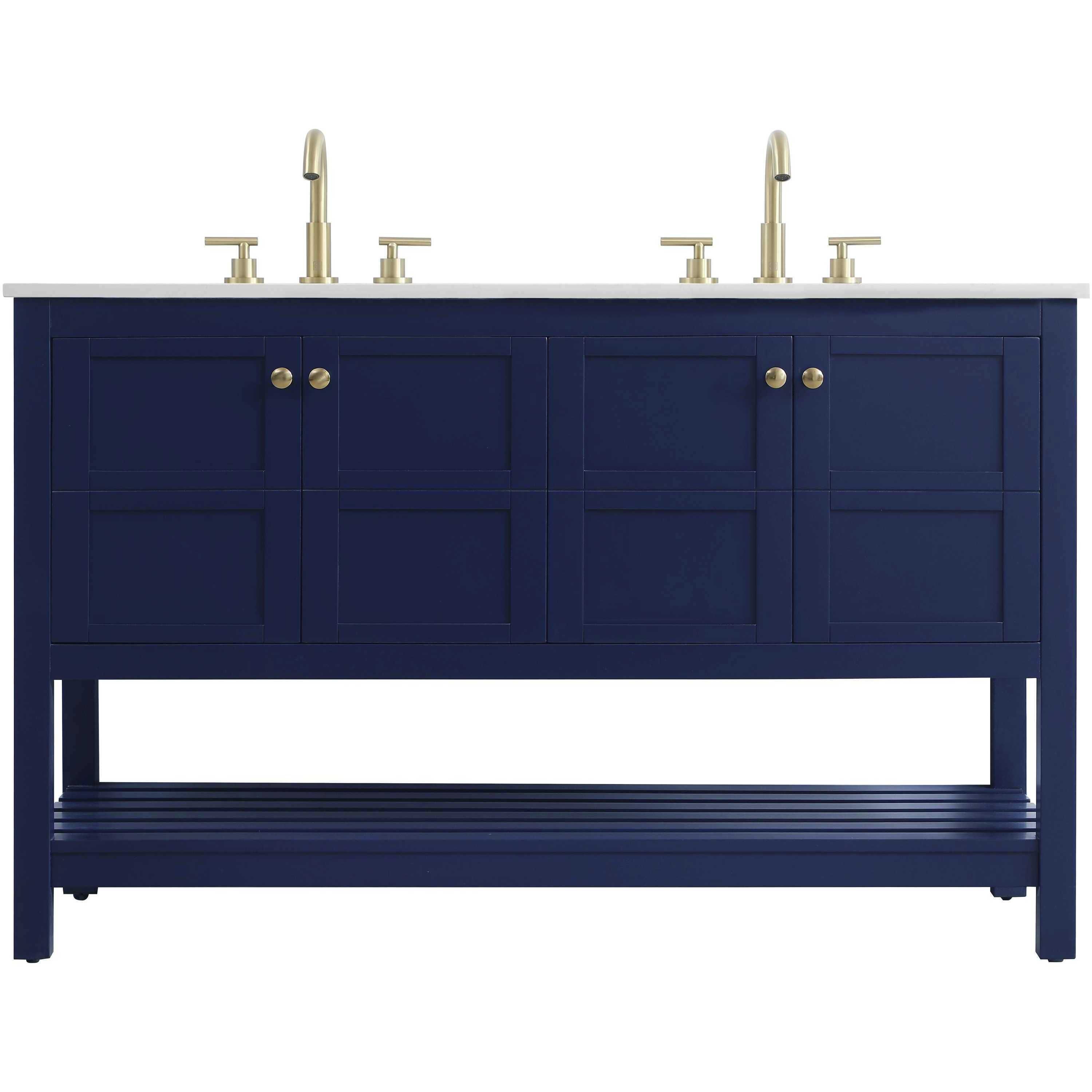 Theo 54 X 34 inch Blue Bathroom Vanity Cabinet
