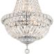 Roslyn 5 Light 12 inch Polished Chrome Mini Chandelier Ceiling Light