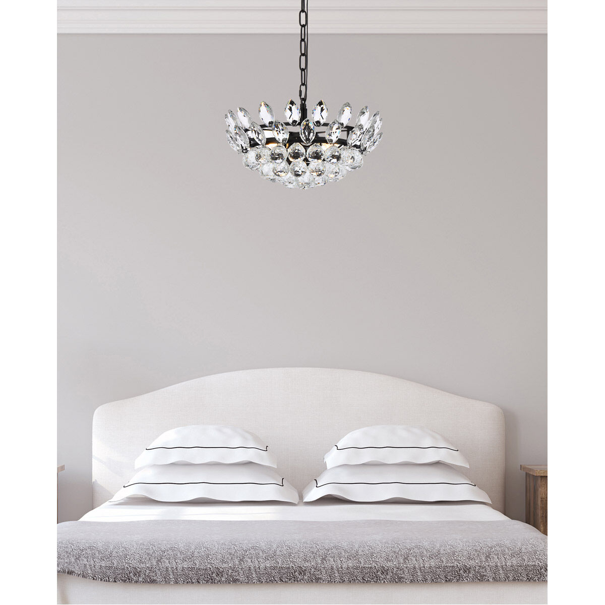 Emilia 3 Light 16 inch Black Pendant Ceiling Light