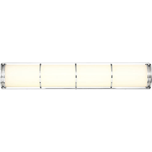 Harper LED 26 inch Chrome Bathroom Vanity Light Wall Light