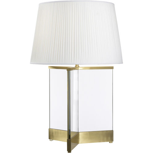 Matthew Frederick International 60.00 watt Brushed Brass/Transparent Table Lamp Portable Light