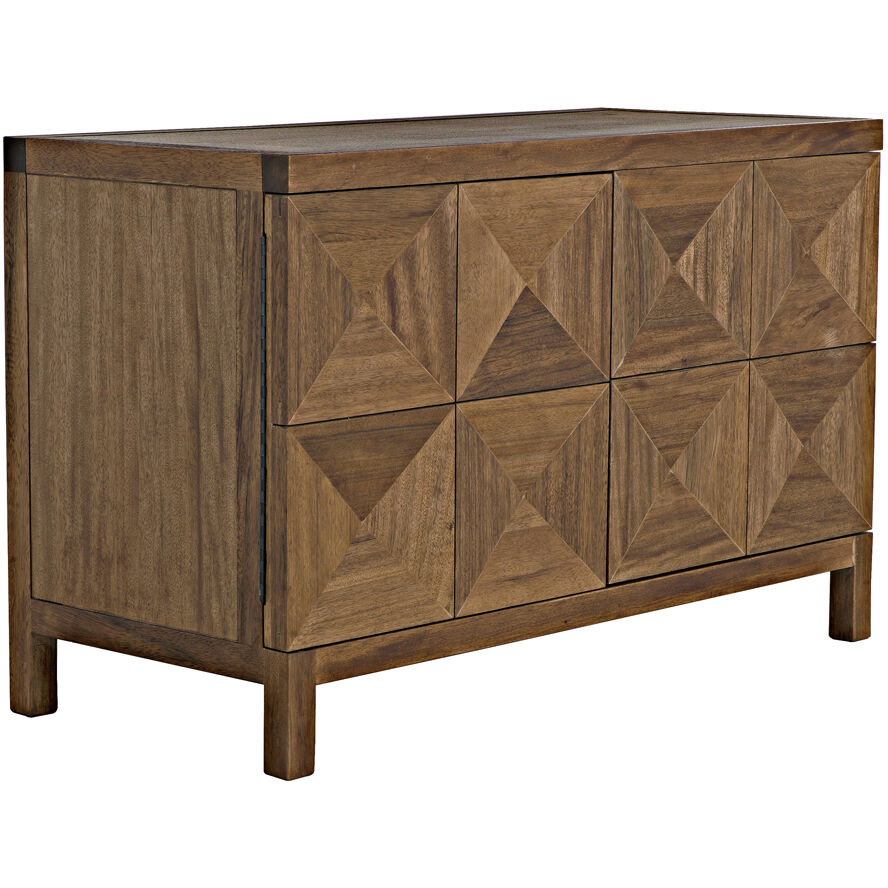 Quadrant 52 X 23 inch Dark Walnut Sideboard, 2 Door