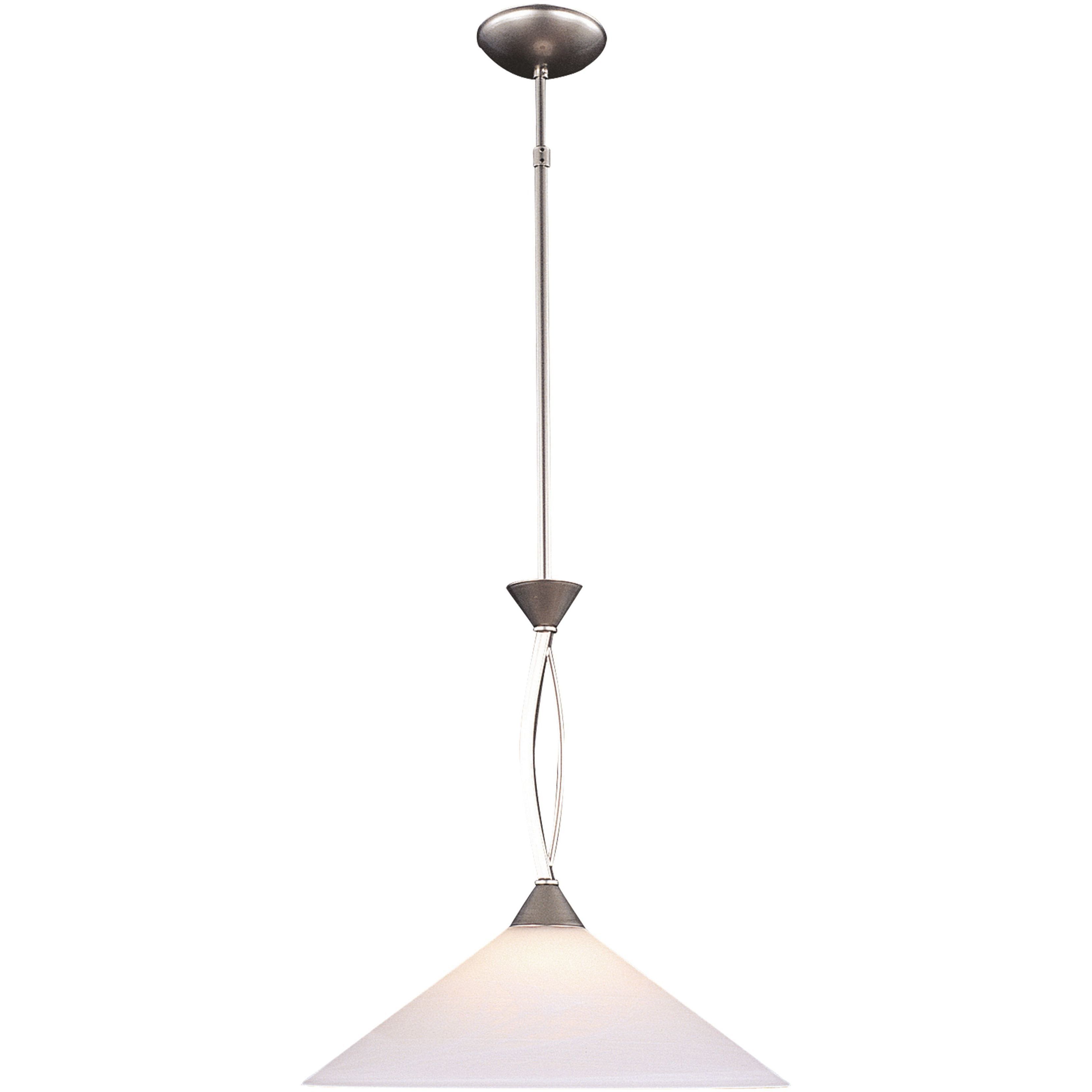 Elysburg 1 Light 16 inch Satin Nickel Pendant Ceiling Light