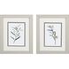 Florals Collection Green Framed Art