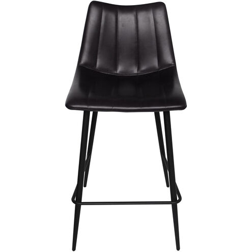 Alibi 37 inch Black Counter Stool, Set of 2