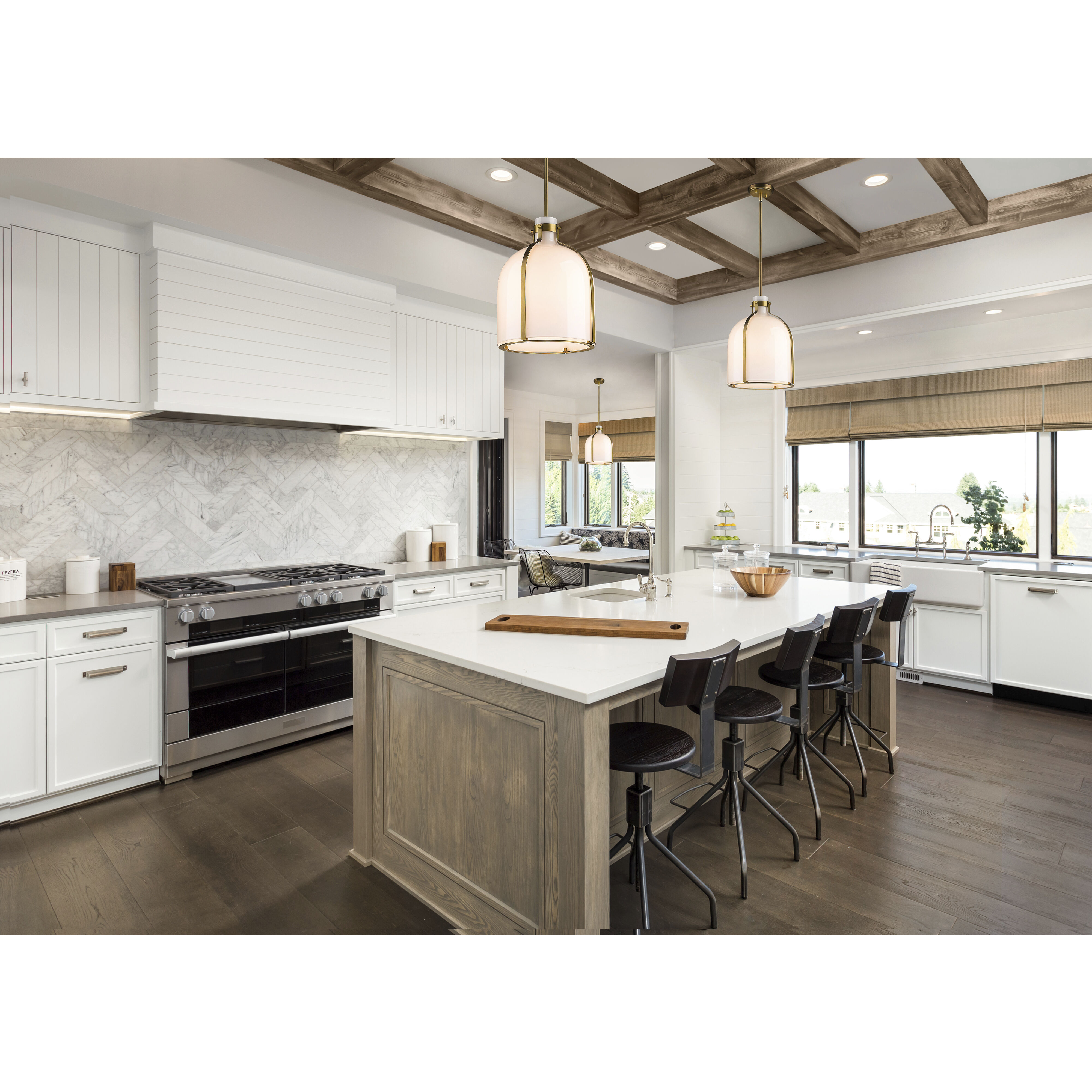 Pearson 1 Light 12.25 inch Rubbed Brass Pendant Ceiling Light in Rubbed Bronze