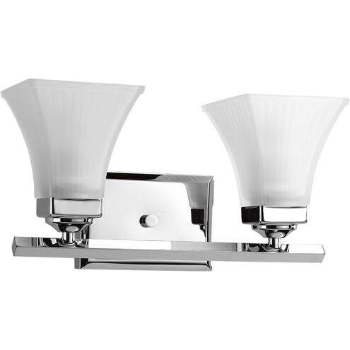 Oasis 2 Light 15 inch Polished Chrome Bath Vanity Wall Light