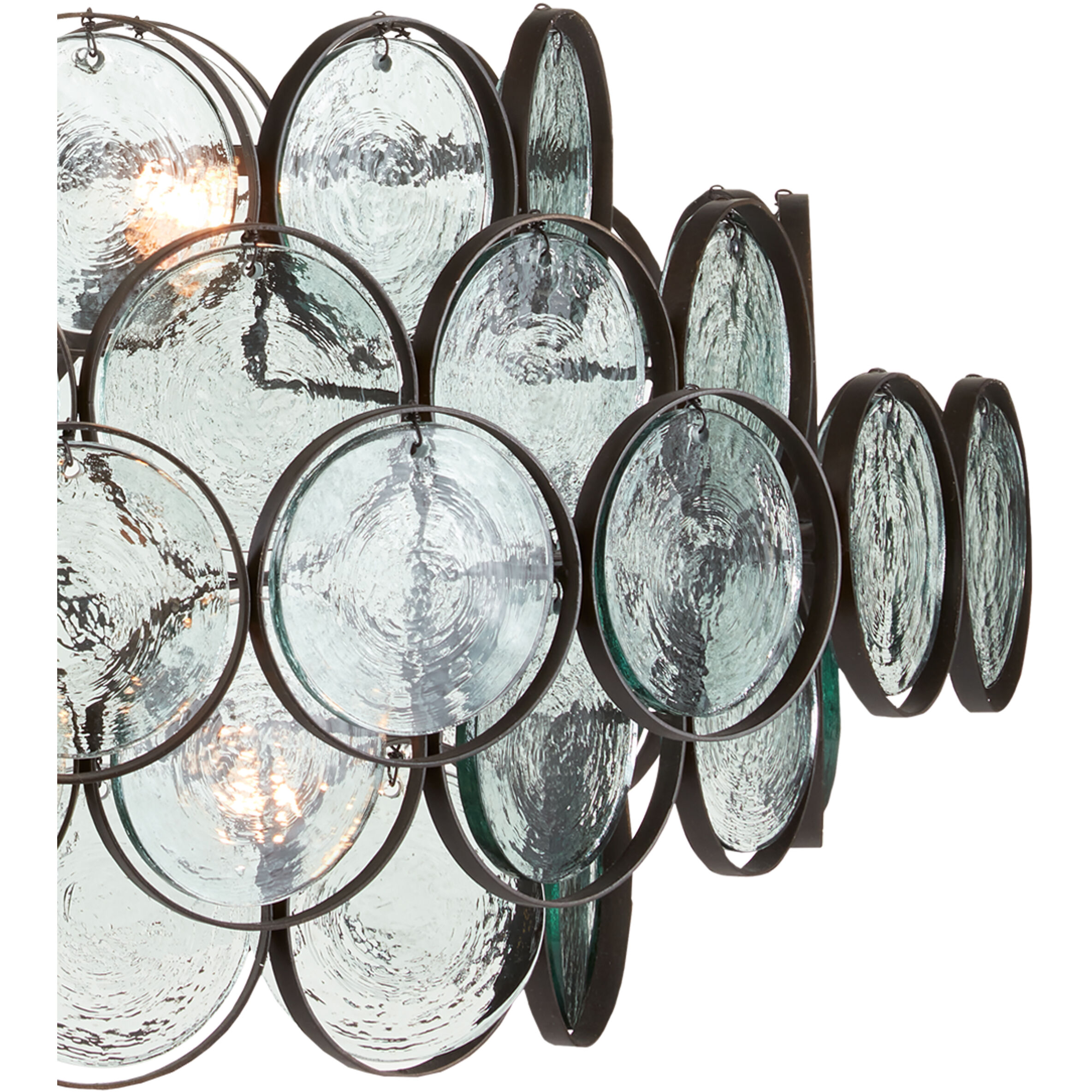 Galahad 8 Light 33.5 inch Bronze Chandelier Ceiling Light, Small