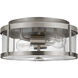 Lumra LED 13 inch Brushed Nickel Flush Mount Ceiling Light