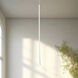 Taper LED 1.25 inch White Pendant Ceiling Light